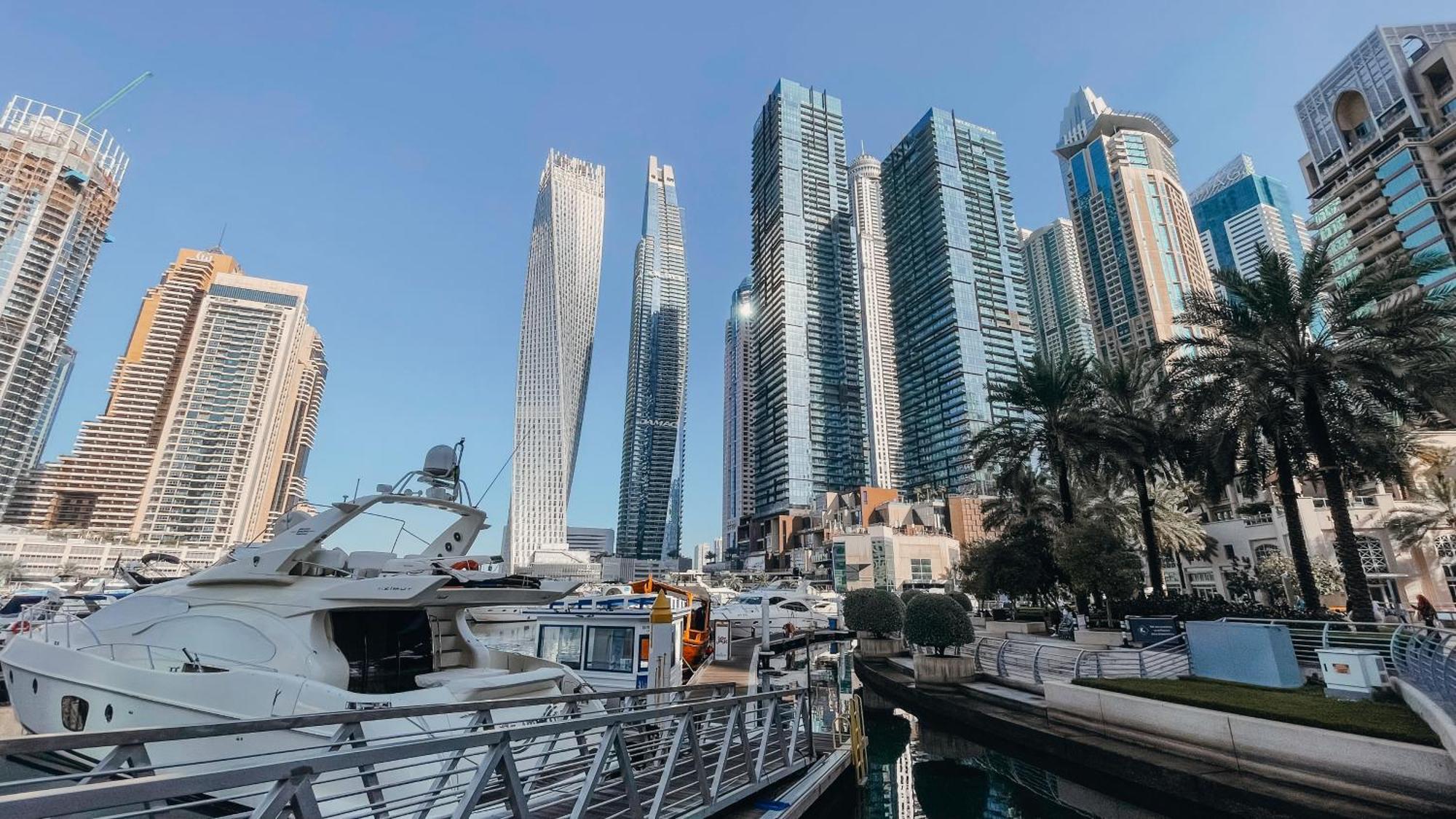 Gorgeous City And Sea Views From A High-Rise Suite Dubai Exterior photo